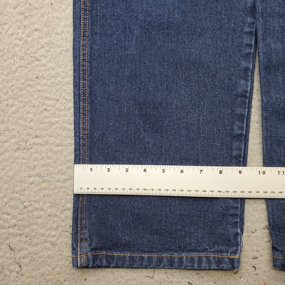 Perry Ellis America Carpenter Jeans Mens 33x32 Blue Denim Medium Wash Straight - Picture 5 of 10